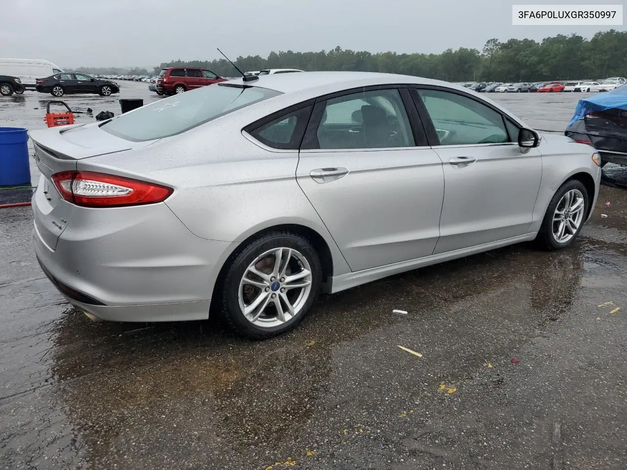 2016 Ford Fusion Se Hybrid VIN: 3FA6P0LUXGR350997 Lot: 62301825