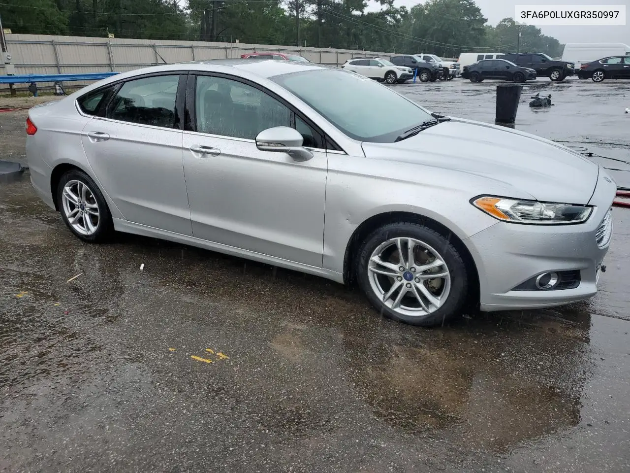 2016 Ford Fusion Se Hybrid VIN: 3FA6P0LUXGR350997 Lot: 62301825