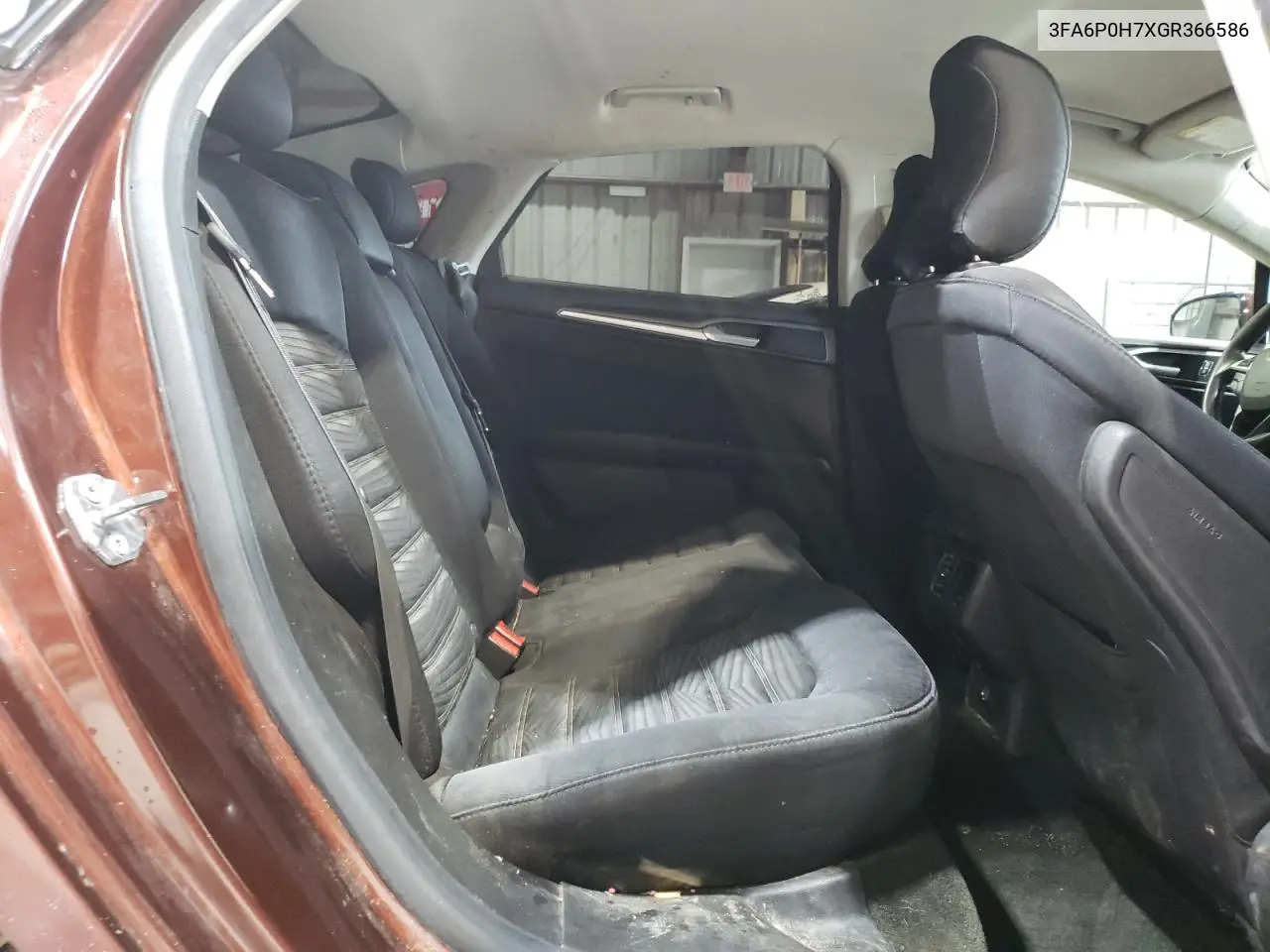 2016 Ford Fusion Se VIN: 3FA6P0H7XGR366586 Lot: 62573775