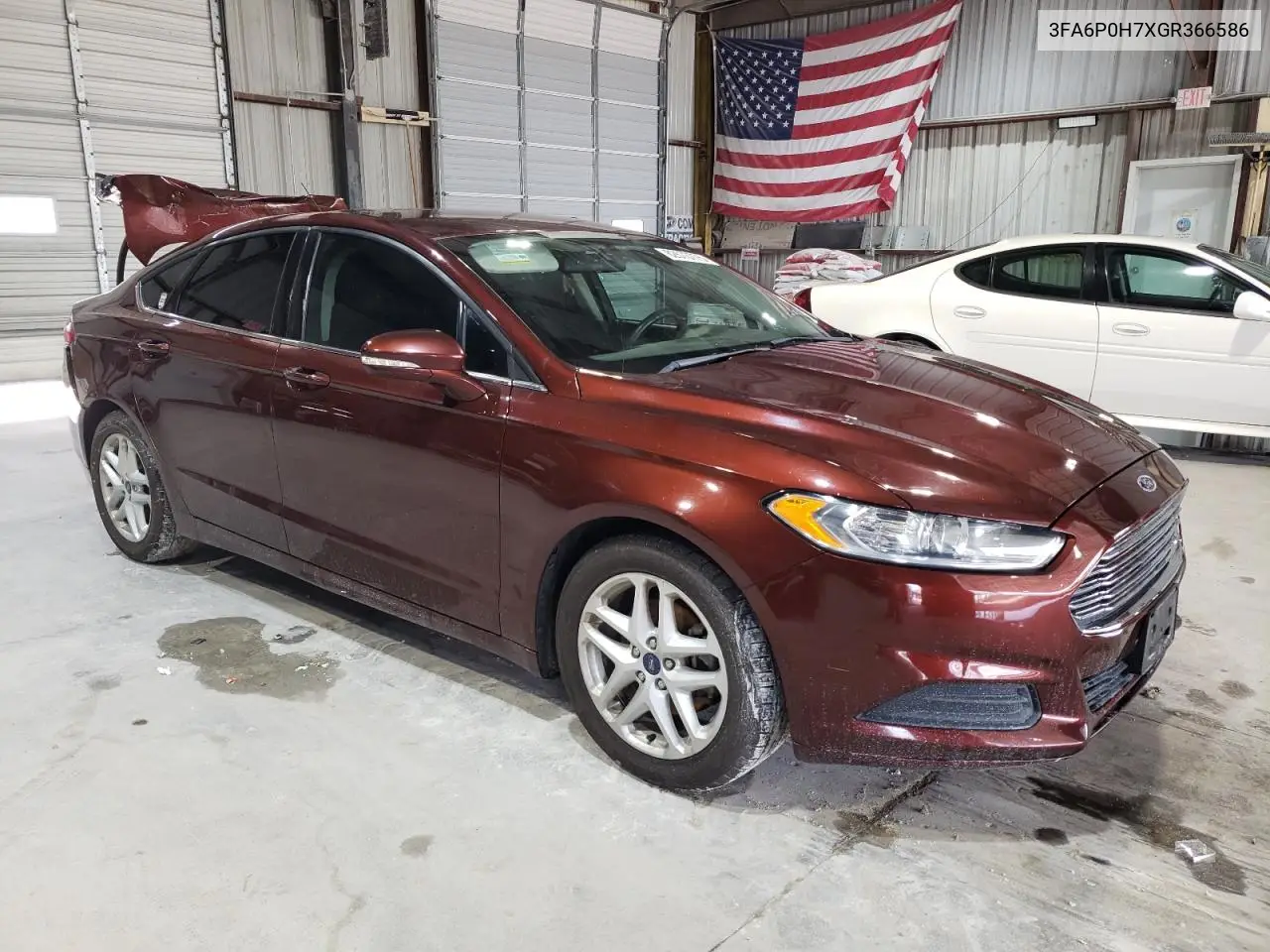 2016 Ford Fusion Se VIN: 3FA6P0H7XGR366586 Lot: 62573775