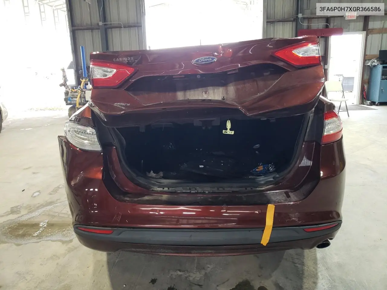 2016 Ford Fusion Se VIN: 3FA6P0H7XGR366586 Lot: 62573775