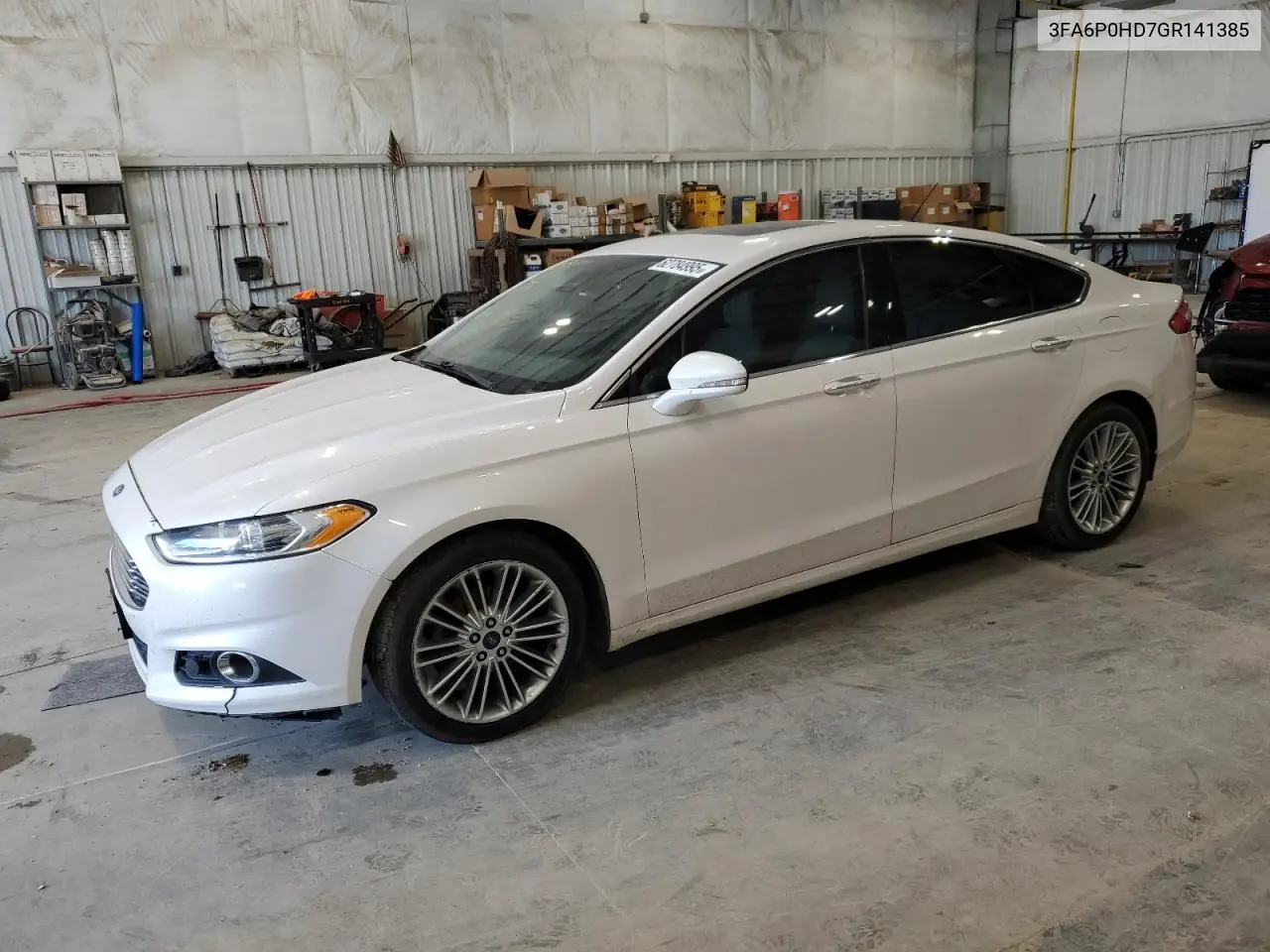 2016 Ford Fusion Se VIN: 3FA6P0HD7GR141385 Lot: 62784995