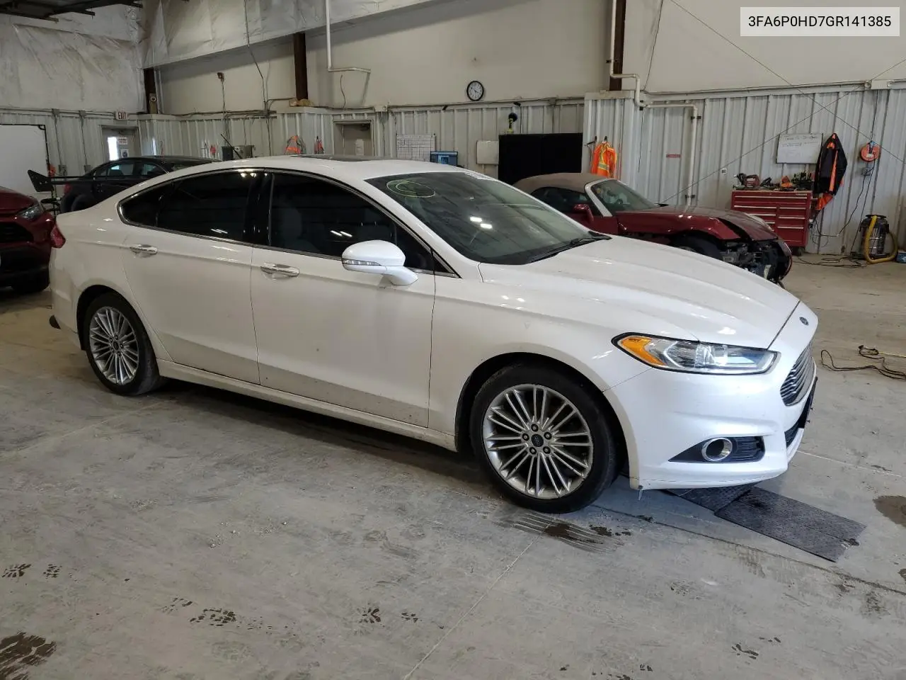 2016 Ford Fusion Se VIN: 3FA6P0HD7GR141385 Lot: 62784995