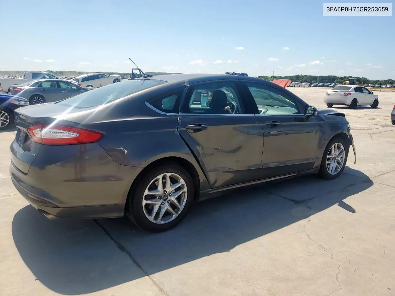 2016 Ford Fusion Se VIN: 3FA6P0H75GR253659 Lot: 62855915