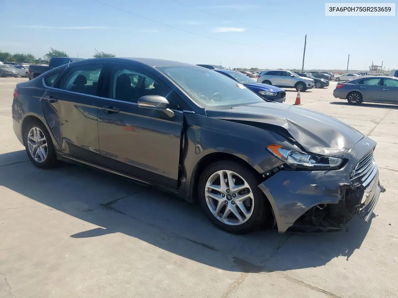 2016 Ford Fusion Se VIN: 3FA6P0H75GR253659 Lot: 62855915