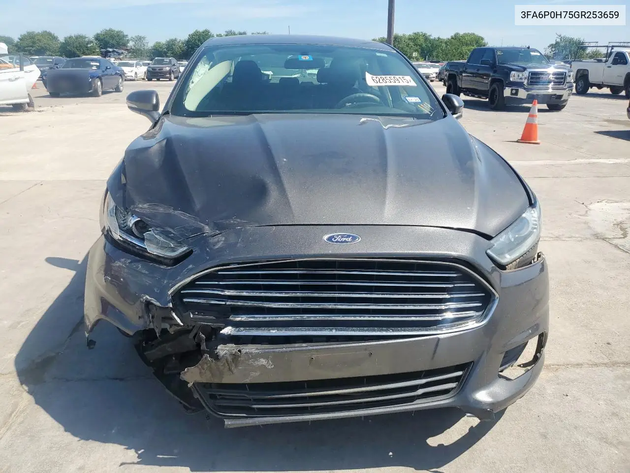 2016 Ford Fusion Se VIN: 3FA6P0H75GR253659 Lot: 62855915