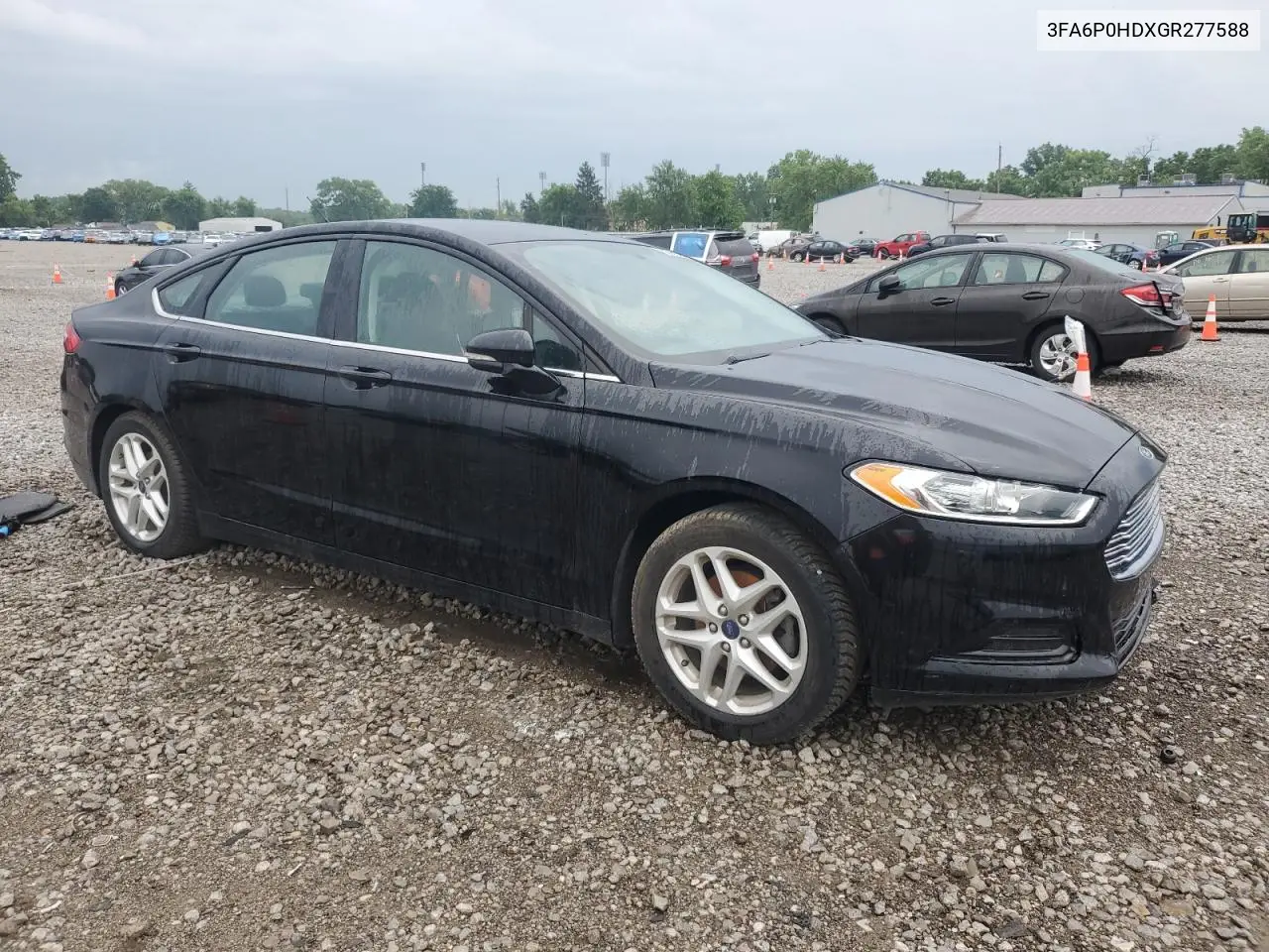 2016 Ford Fusion Se VIN: 3FA6P0HDXGR277588 Lot: 62885525