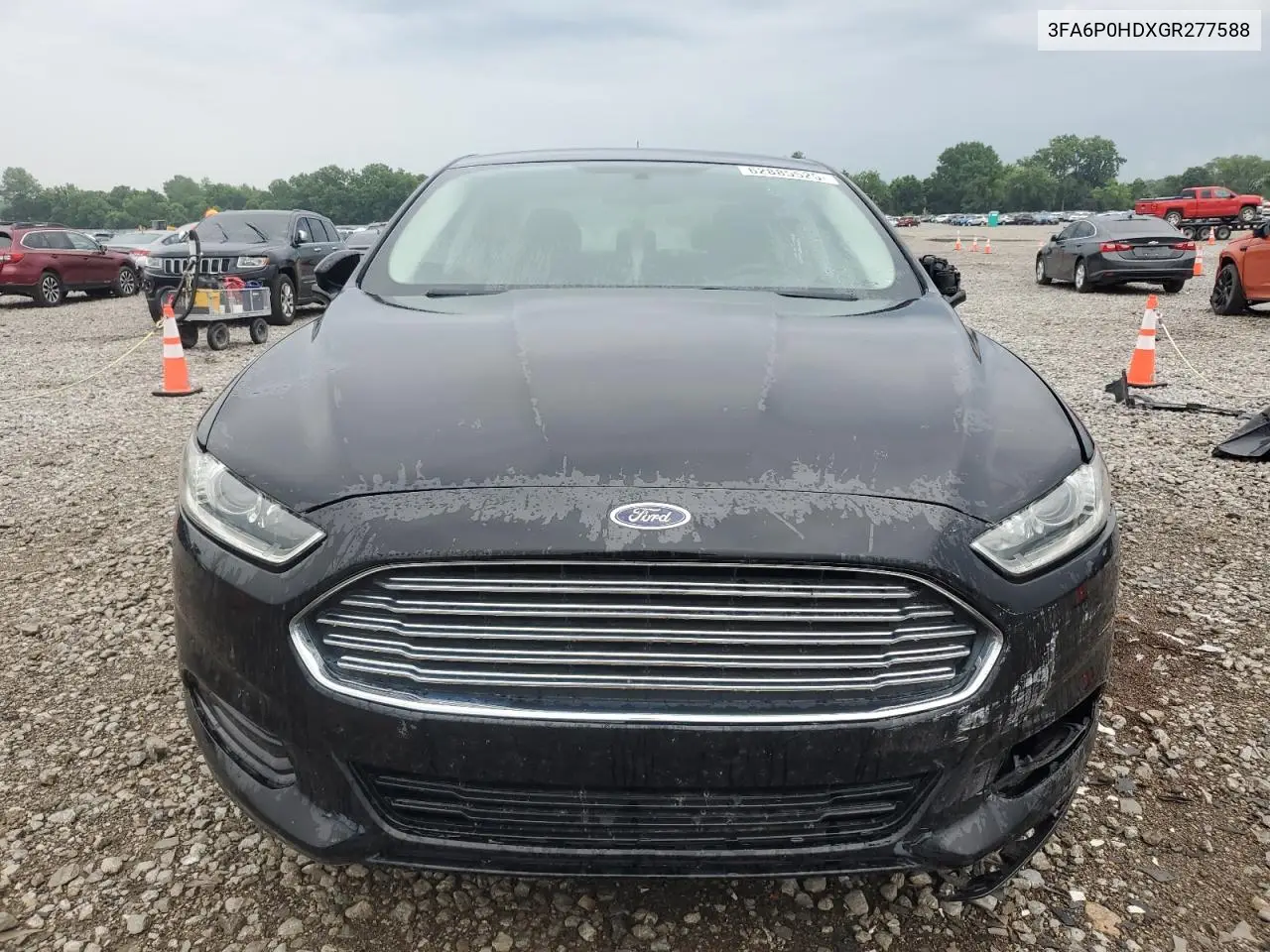 2016 Ford Fusion Se VIN: 3FA6P0HDXGR277588 Lot: 62885525