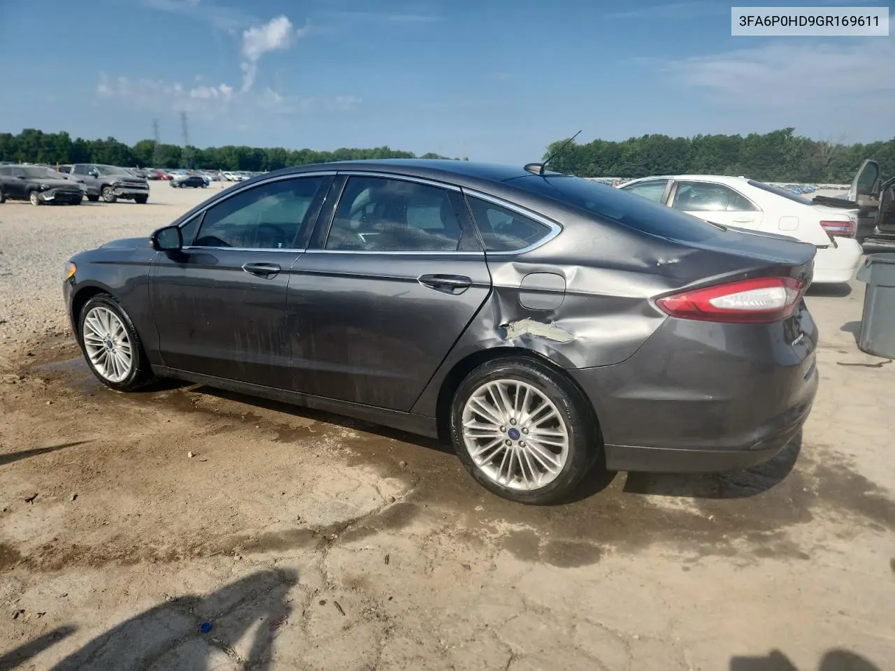 2016 Ford Fusion Se VIN: 3FA6P0HD9GR169611 Lot: 62939075