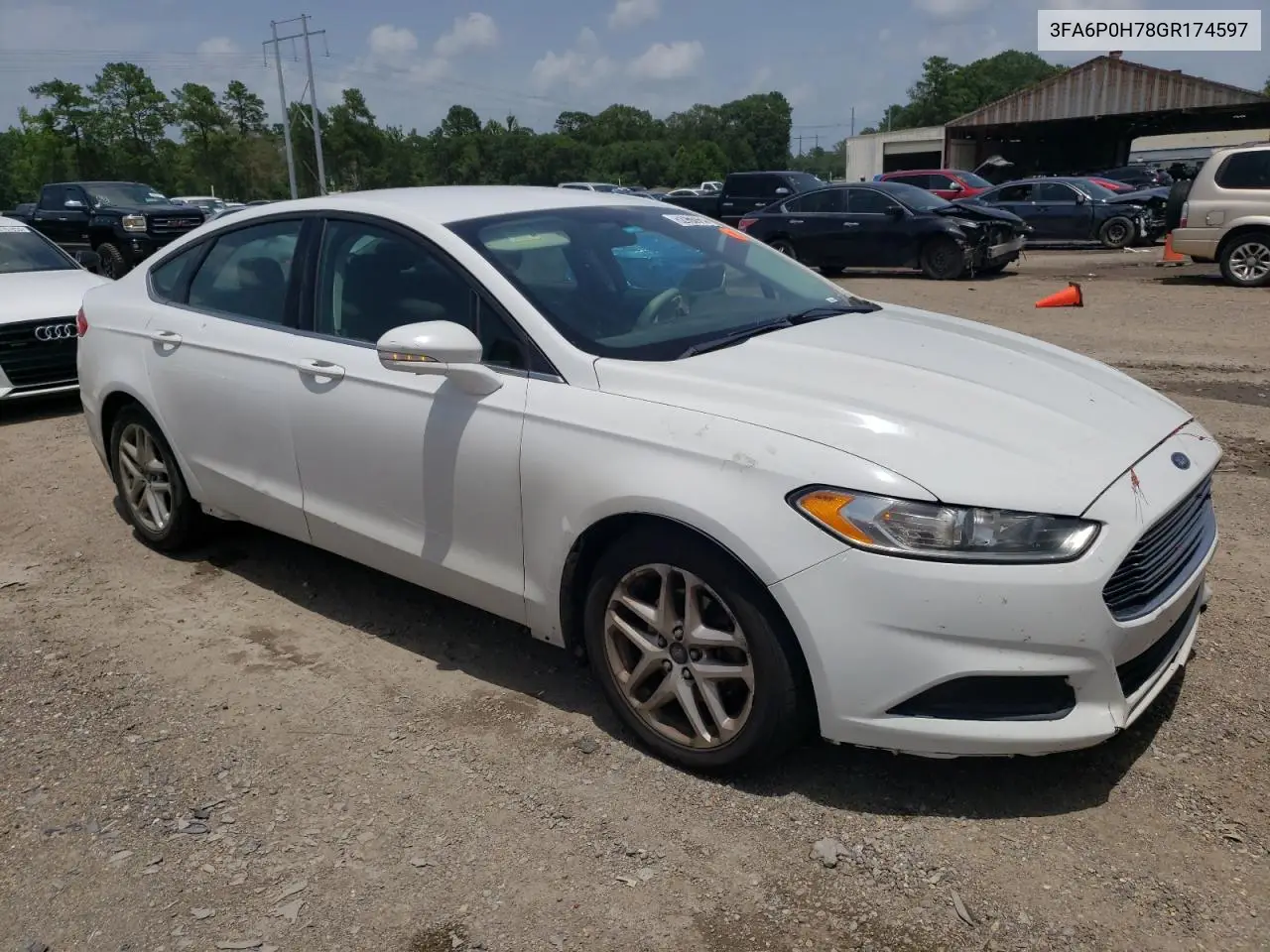 2016 Ford Fusion Se VIN: 3FA6P0H78GR174597 Lot: 62966955