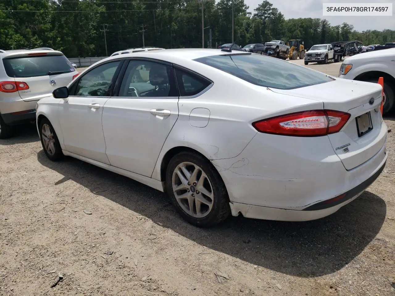 2016 Ford Fusion Se VIN: 3FA6P0H78GR174597 Lot: 62966955