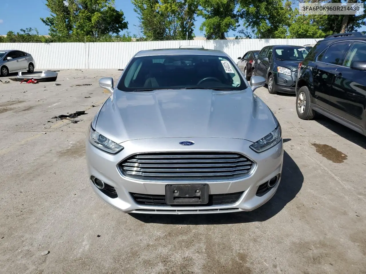 2016 Ford Fusion Titanium VIN: 3FA6P0K96GR214430 Lot: 63408225
