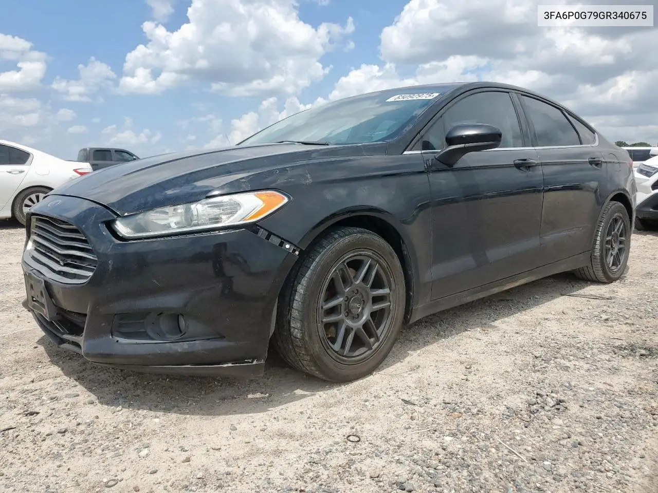 2016 Ford Fusion S VIN: 3FA6P0G79GR340675 Lot: 65092975