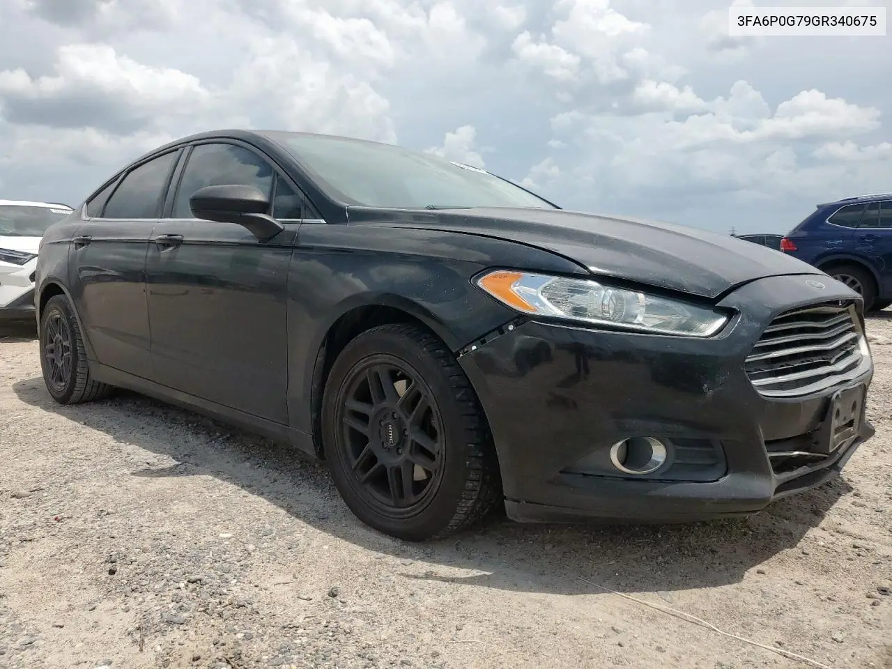 2016 Ford Fusion S VIN: 3FA6P0G79GR340675 Lot: 65092975
