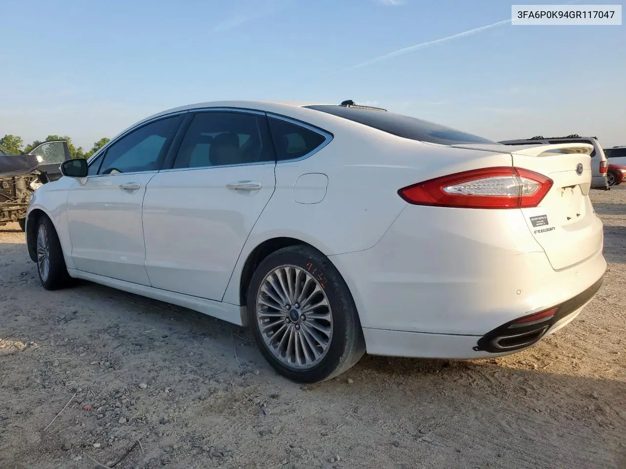 2016 Ford Fusion Titanium VIN: 3FA6P0K94GR117047 Lot: 65639555