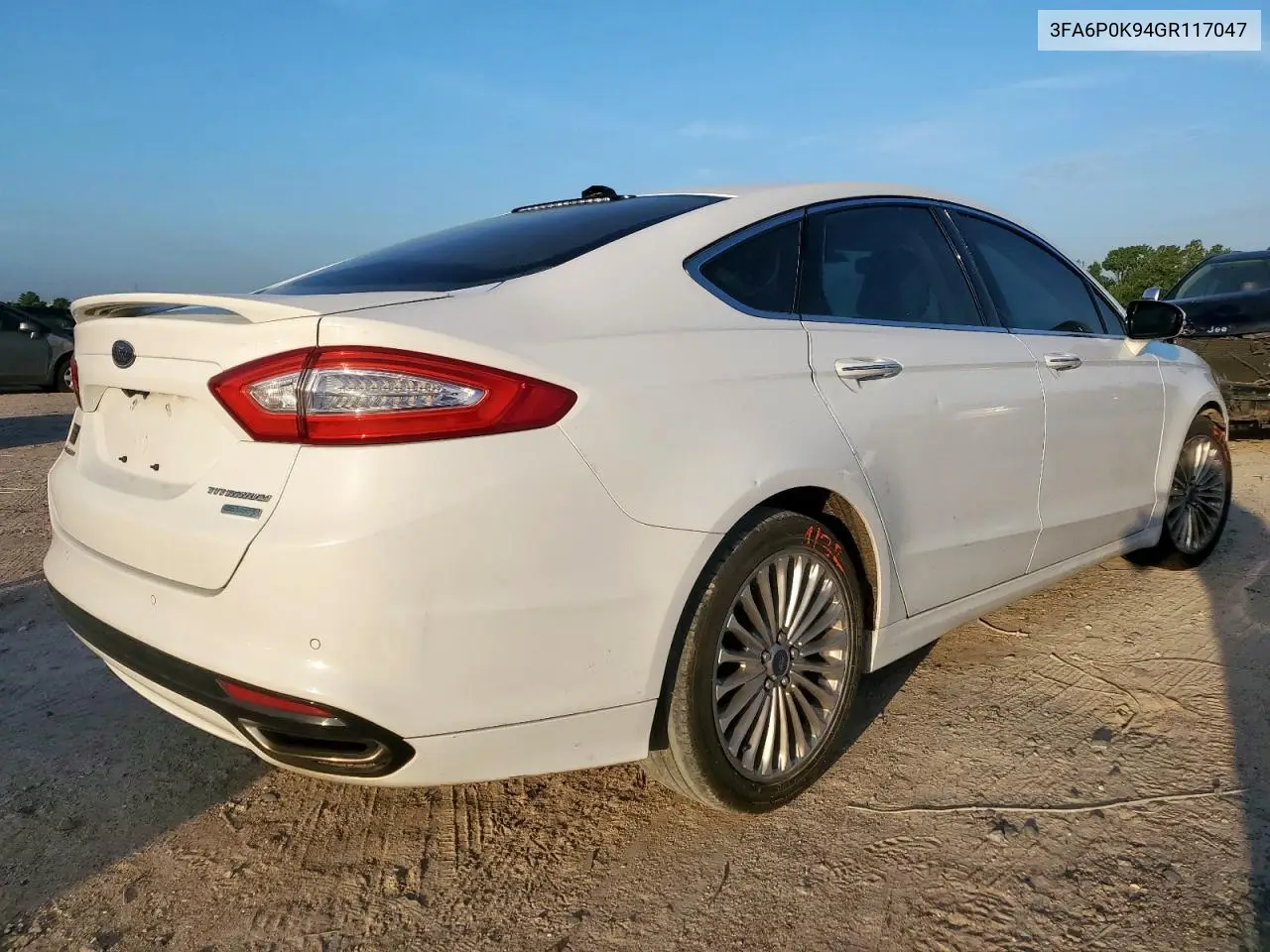 2016 Ford Fusion Titanium VIN: 3FA6P0K94GR117047 Lot: 65639555