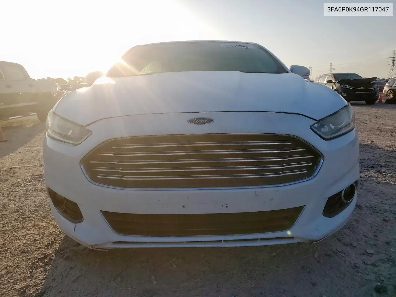 2016 Ford Fusion Titanium VIN: 3FA6P0K94GR117047 Lot: 65639555