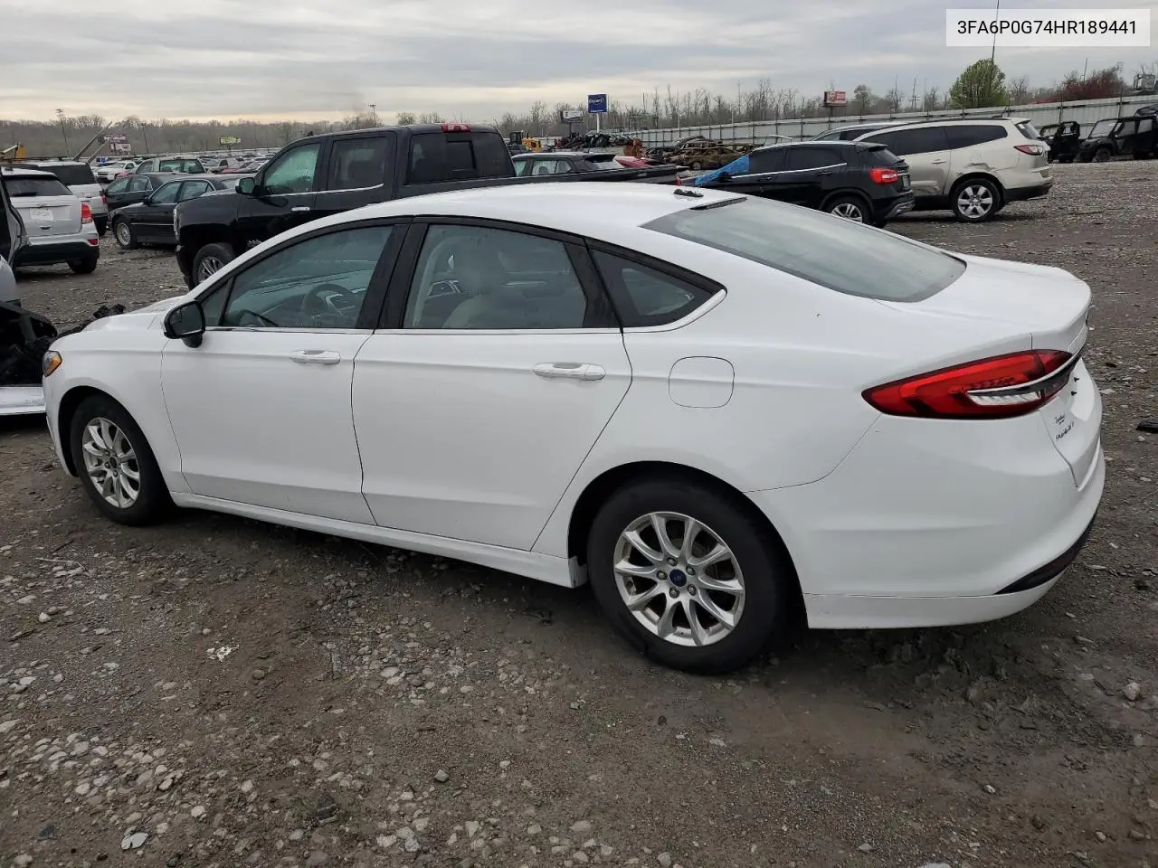2017 Ford Fusion S VIN: 3FA6P0G74HR189441 Lot: 50981985