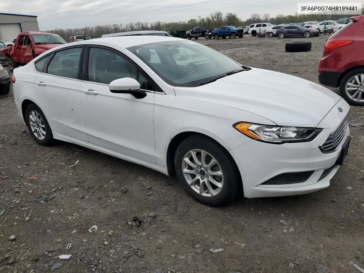 2017 Ford Fusion S VIN: 3FA6P0G74HR189441 Lot: 50981985