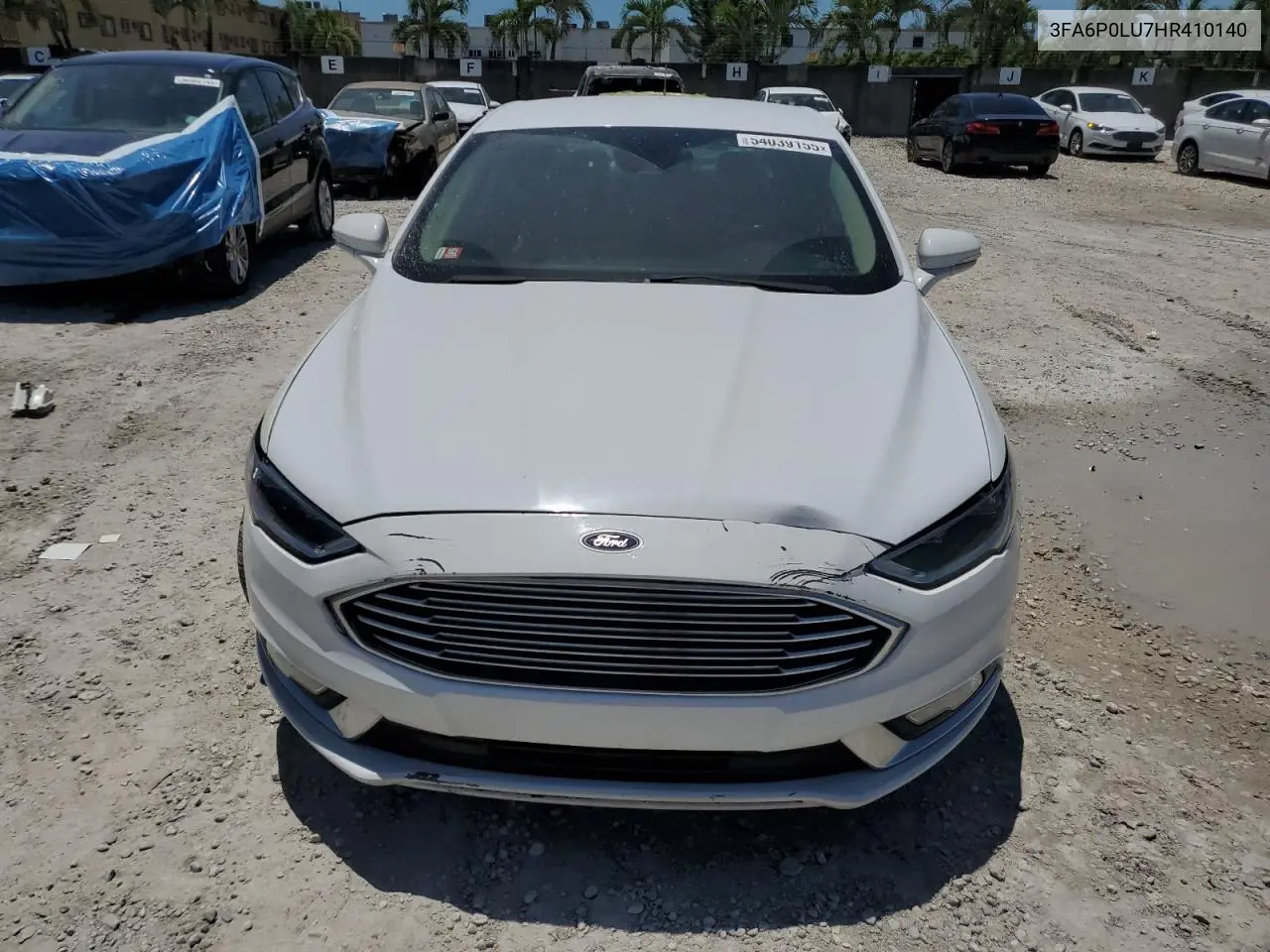 2017 Ford Fusion Se Hybrid VIN: 3FA6P0LU7HR410140 Lot: 54039155