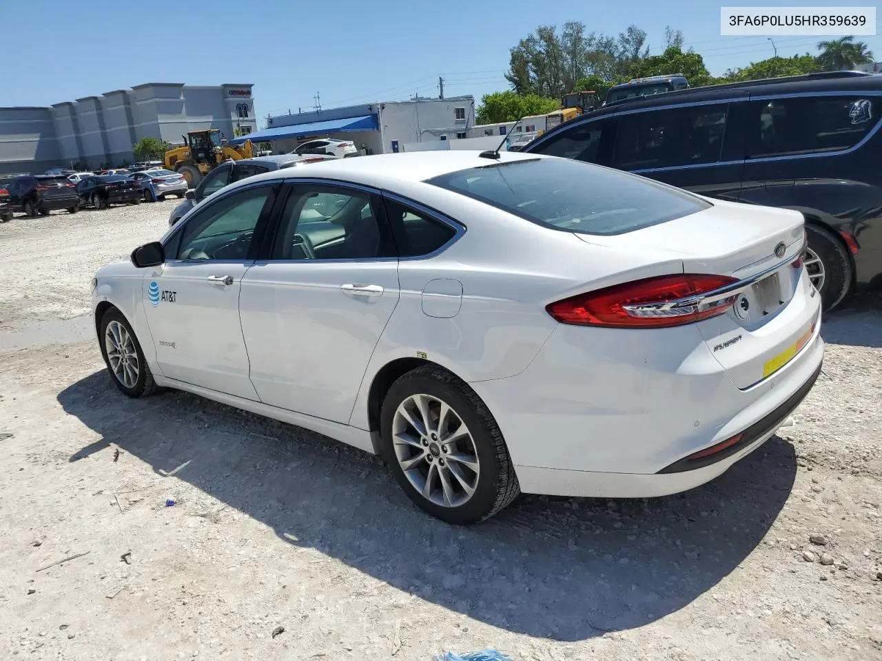 2017 Ford Fusion Se Hybrid VIN: 3FA6P0LU5HR359639 Lot: 54039385