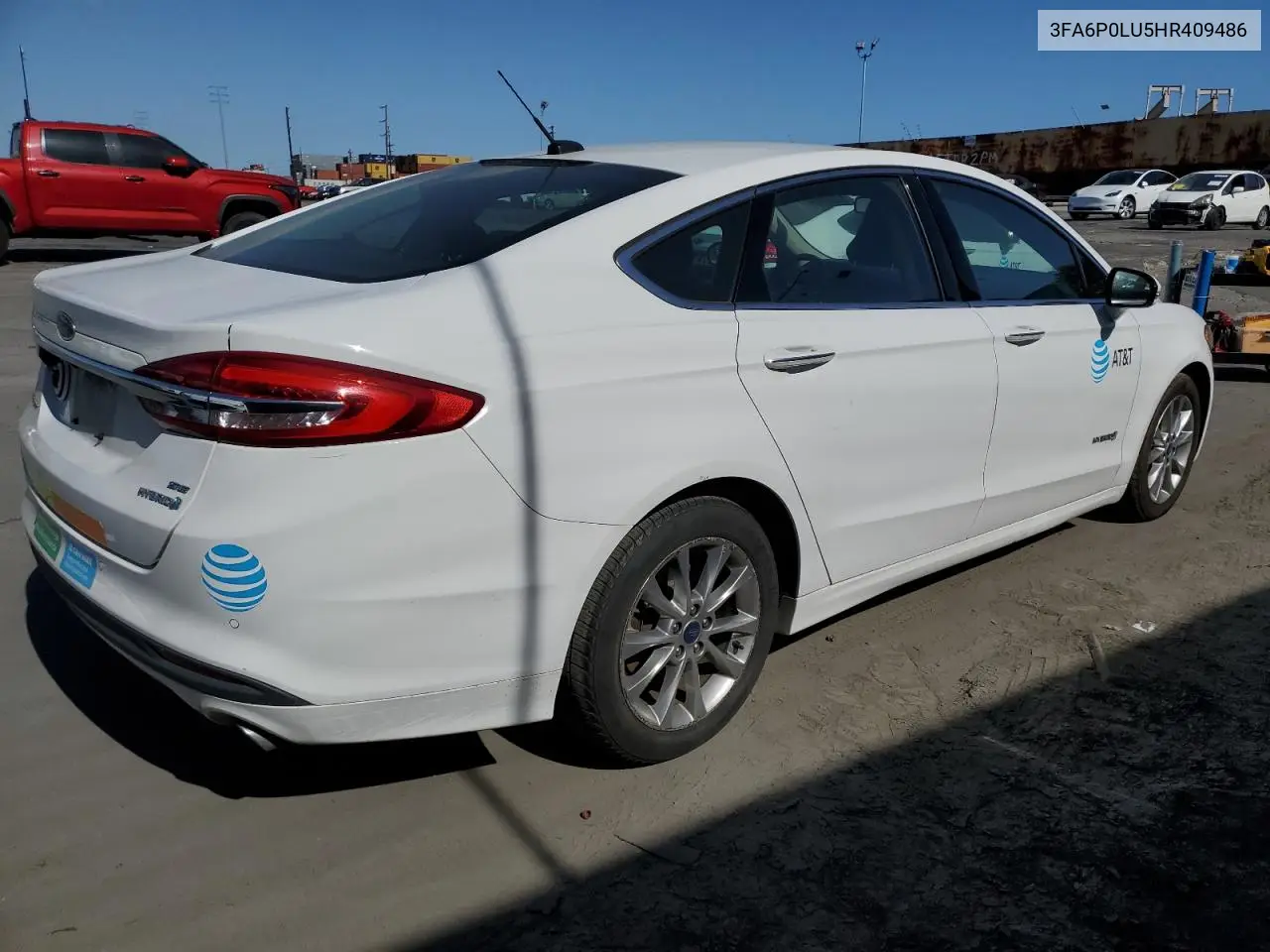 2017 Ford Fusion Se Hybrid VIN: 3FA6P0LU5HR409486 Lot: 54065795