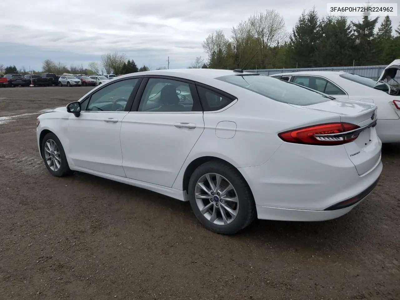 2017 Ford Fusion Se VIN: 3FA6P0H72HR224962 Lot: 55431635