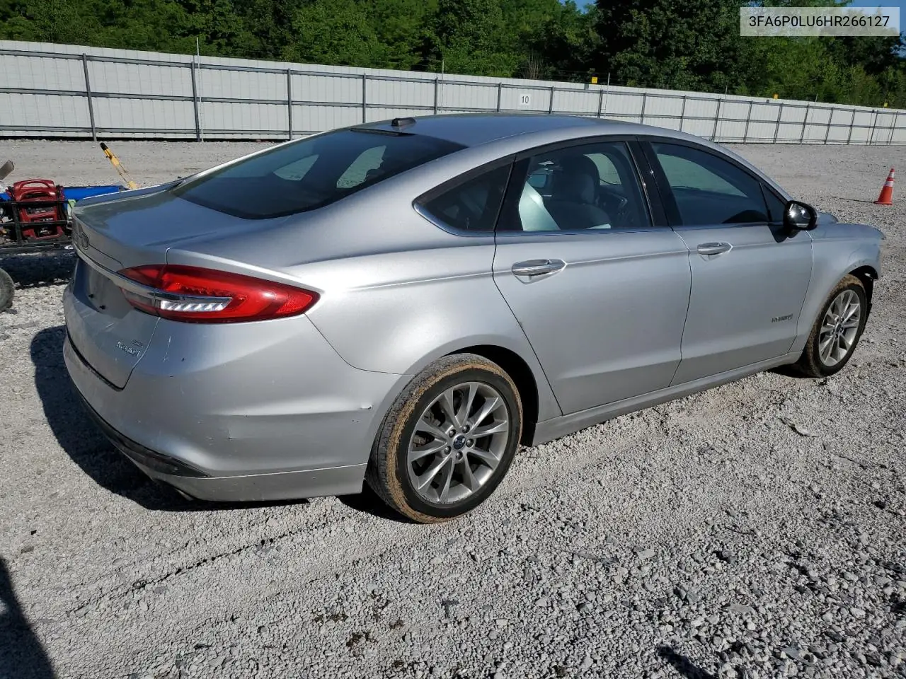 2017 Ford Fusion Se Hybrid VIN: 3FA6P0LU6HR266127 Lot: 56301775