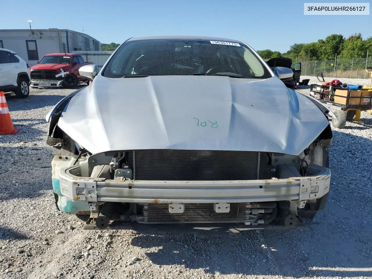 2017 Ford Fusion Se Hybrid VIN: 3FA6P0LU6HR266127 Lot: 56301775