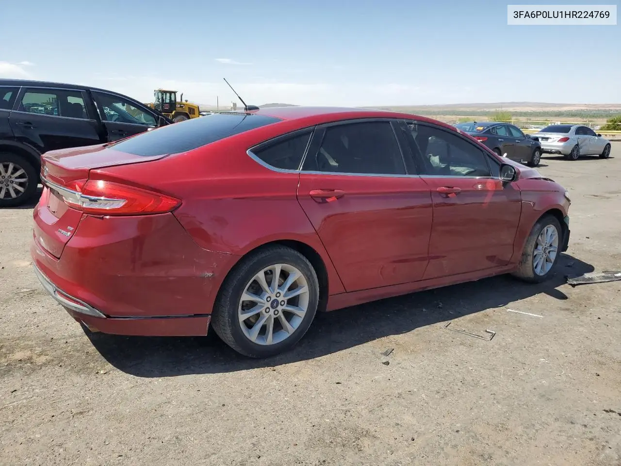 2017 Ford Fusion Se Hybrid VIN: 3FA6P0LU1HR224769 Lot: 56499155