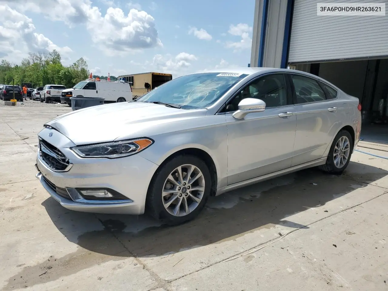 2017 Ford Fusion Se VIN: 3FA6P0HD9HR263621 Lot: 56650555