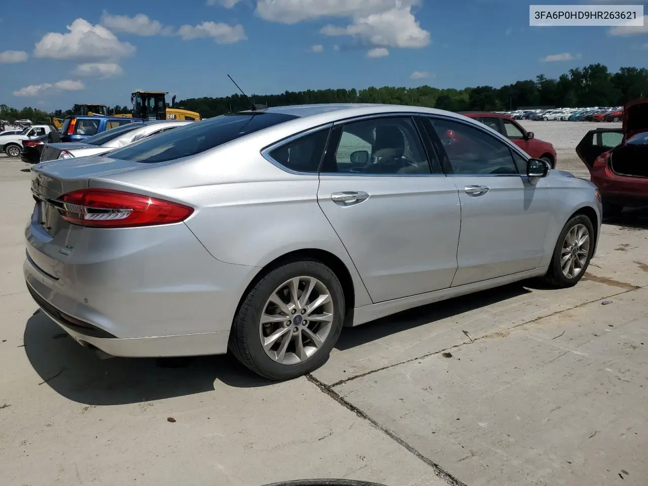 2017 Ford Fusion Se VIN: 3FA6P0HD9HR263621 Lot: 56650555