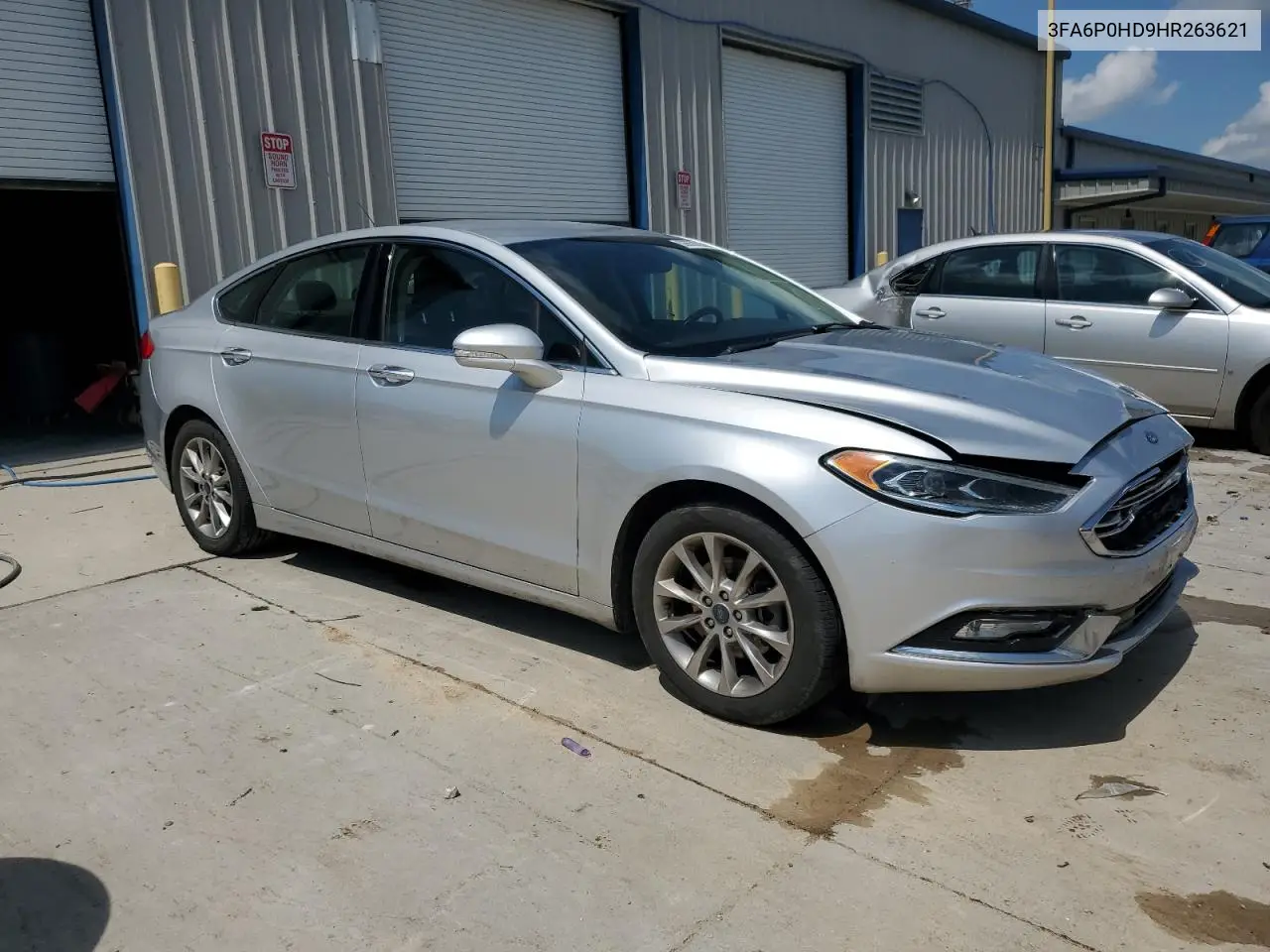 2017 Ford Fusion Se VIN: 3FA6P0HD9HR263621 Lot: 56650555