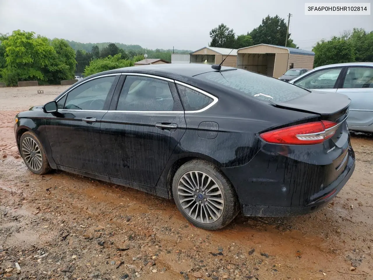 2017 Ford Fusion Se VIN: 3FA6P0HD5HR102814 Lot: 56827605
