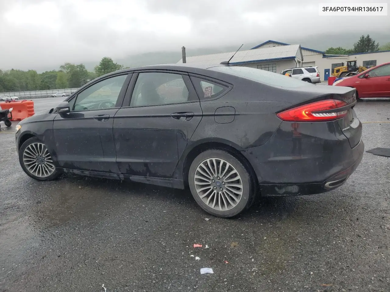2017 Ford Fusion Se VIN: 3FA6P0T94HR136617 Lot: 56996785