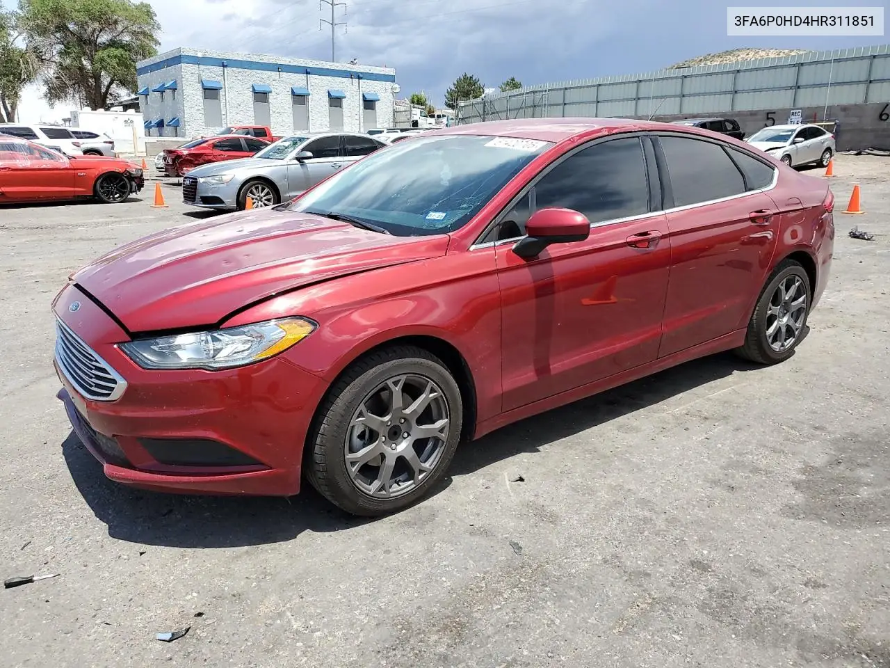 2017 Ford Fusion Se VIN: 3FA6P0HD4HR311851 Lot: 61420705
