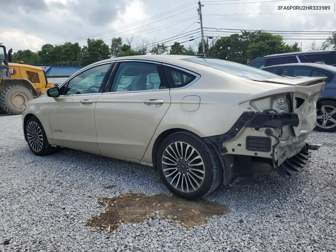 2017 Ford Fusion Titanium Hev VIN: 3FA6P0RU2HR333989 Lot: 62497215