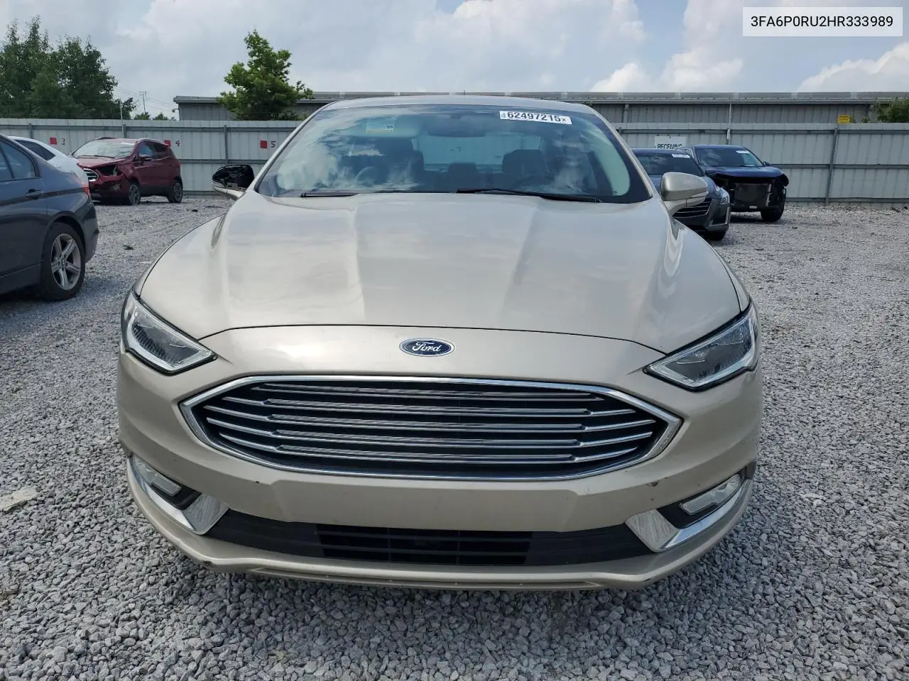2017 Ford Fusion Titanium Hev VIN: 3FA6P0RU2HR333989 Lot: 62497215