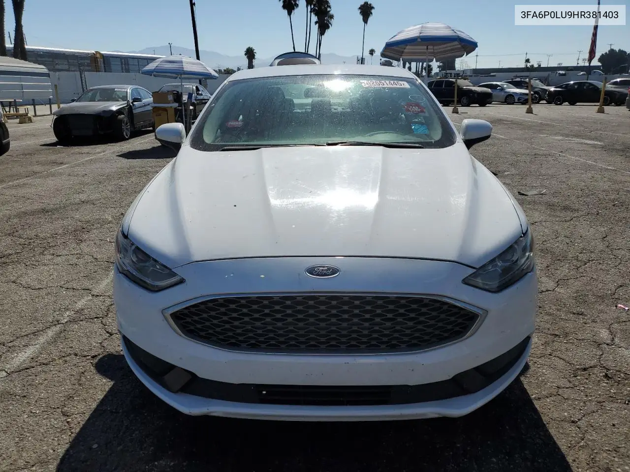 2017 Ford Fusion Se Hybrid VIN: 3FA6P0LU9HR381403 Lot: 62651445