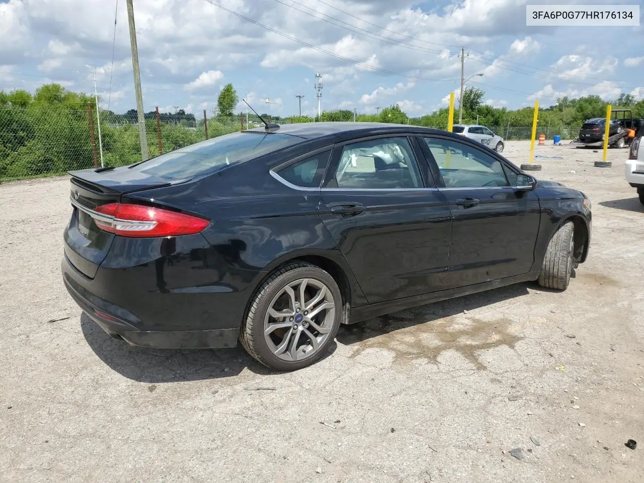 2017 Ford Fusion S VIN: 3FA6P0G77HR176134 Lot: 62809565