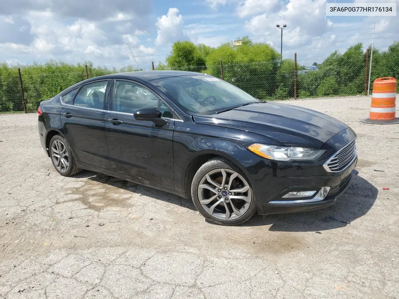 2017 Ford Fusion S VIN: 3FA6P0G77HR176134 Lot: 62809565