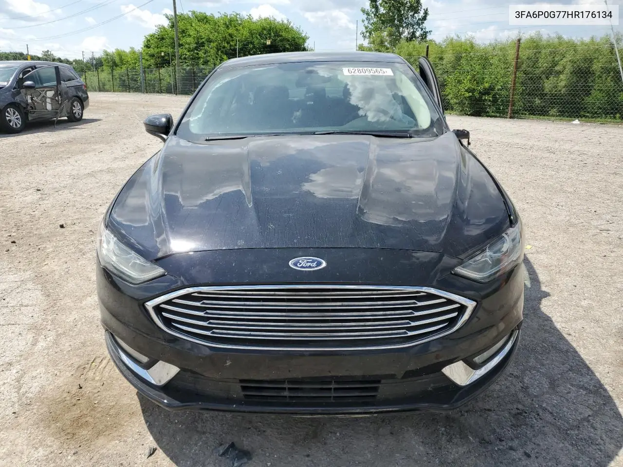 2017 Ford Fusion S VIN: 3FA6P0G77HR176134 Lot: 62809565