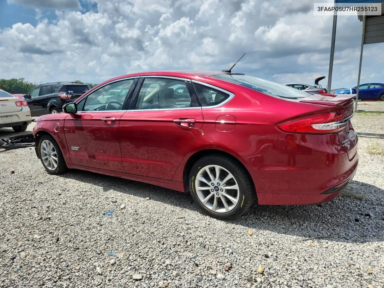 2017 Ford Fusion Titanium Phev VIN: 3FA6P0SU7HR255123 Lot: 62854605