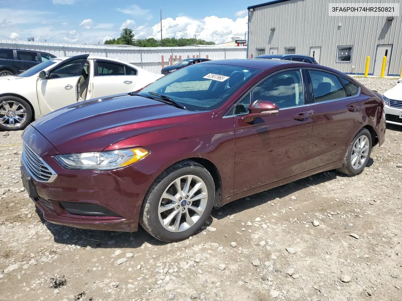 2017 Ford Fusion Se VIN: 3FA6P0H74HR250821 Lot: 62937965