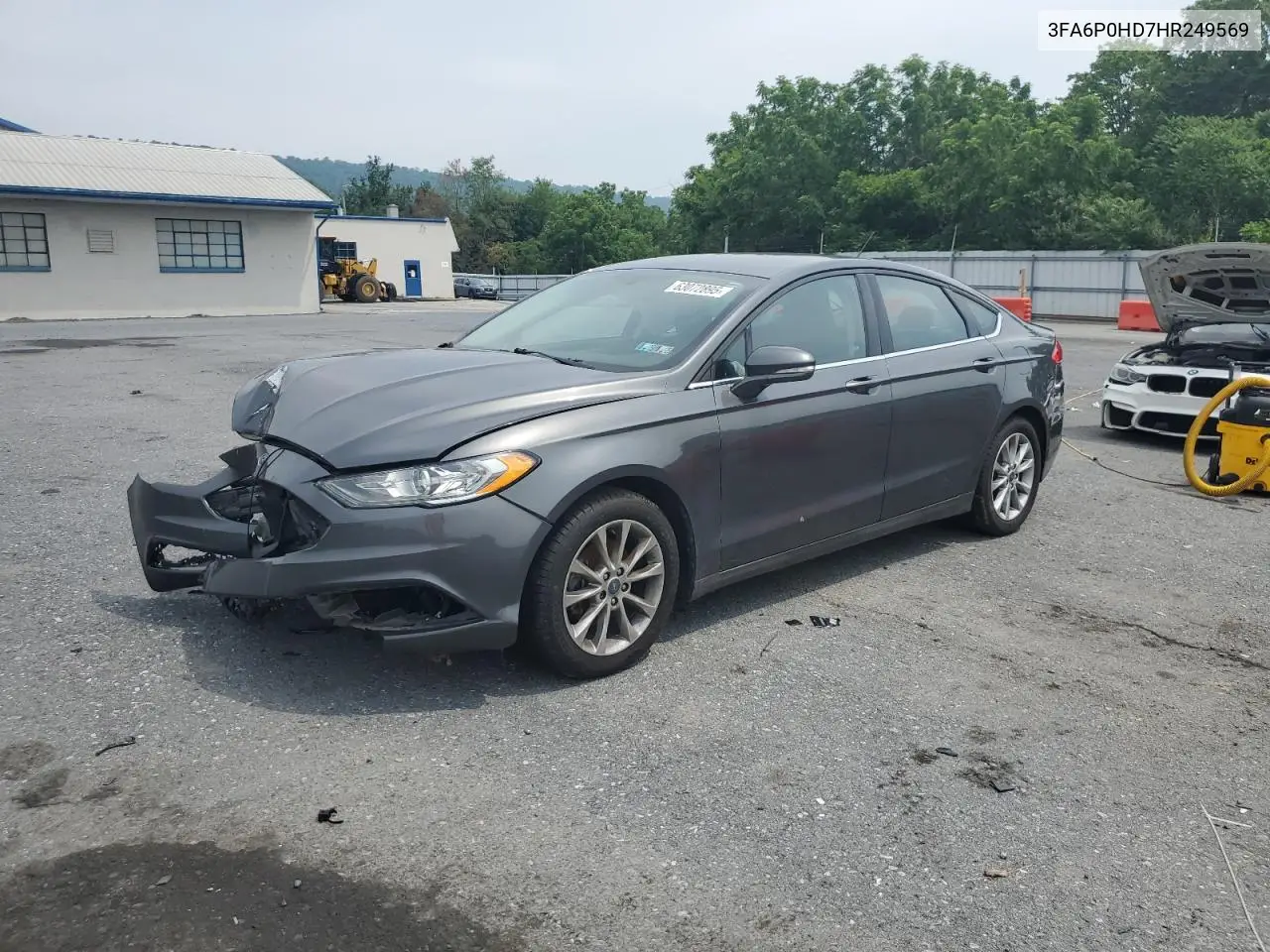 2017 Ford Fusion Se VIN: 3FA6P0HD7HR249569 Lot: 63072895