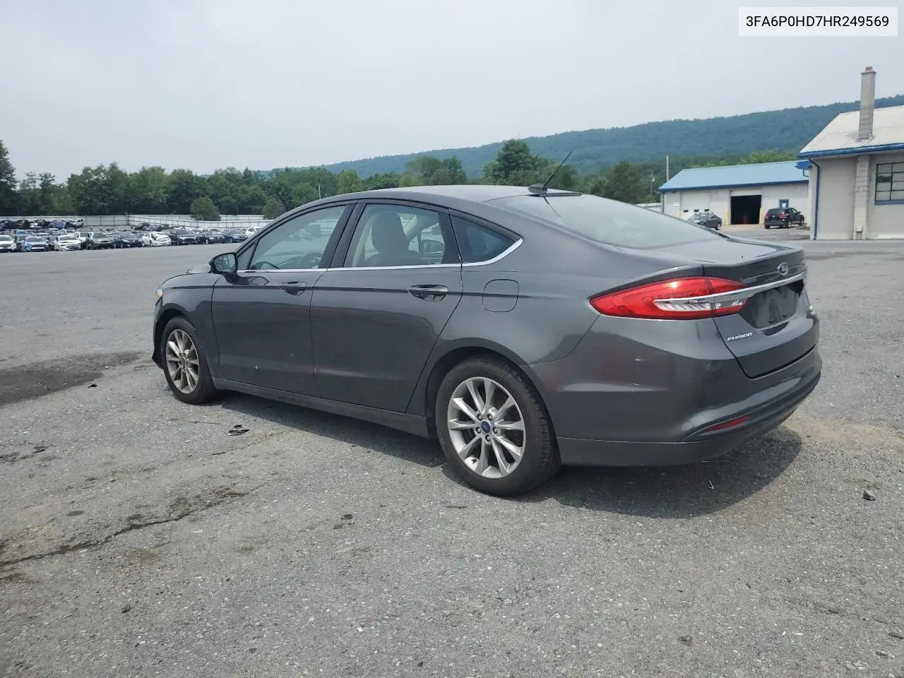2017 Ford Fusion Se VIN: 3FA6P0HD7HR249569 Lot: 63072895