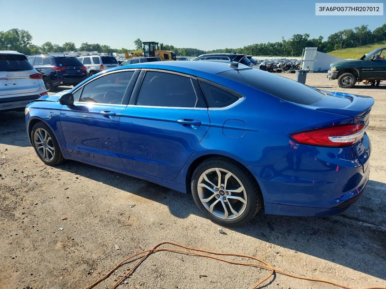 2017 Ford Fusion S VIN: 3FA6P0G77HR207012 Lot: 63099355