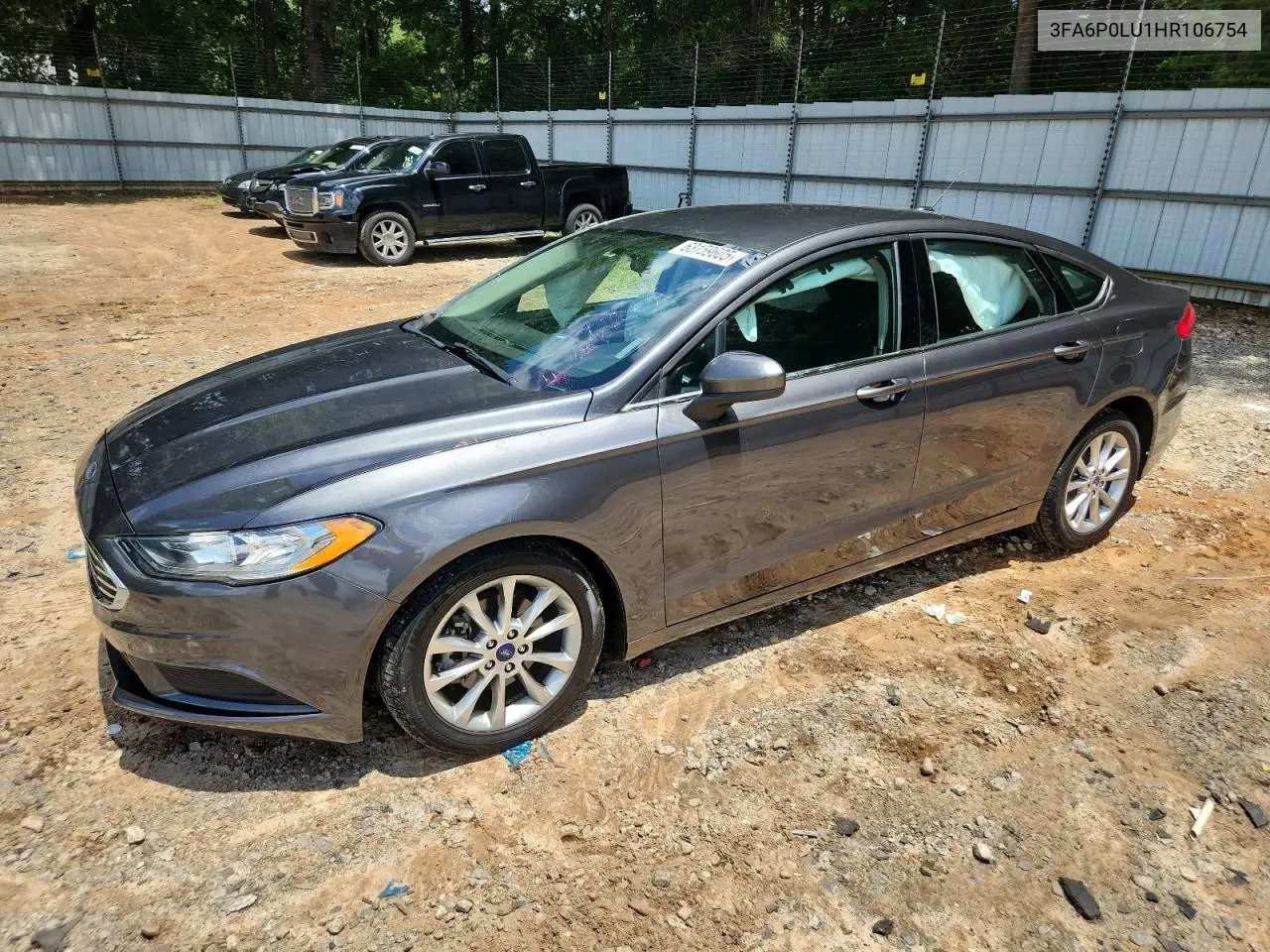 2017 Ford Fusion Se Hybrid VIN: 3FA6P0LU1HR106754 Lot: 63159605