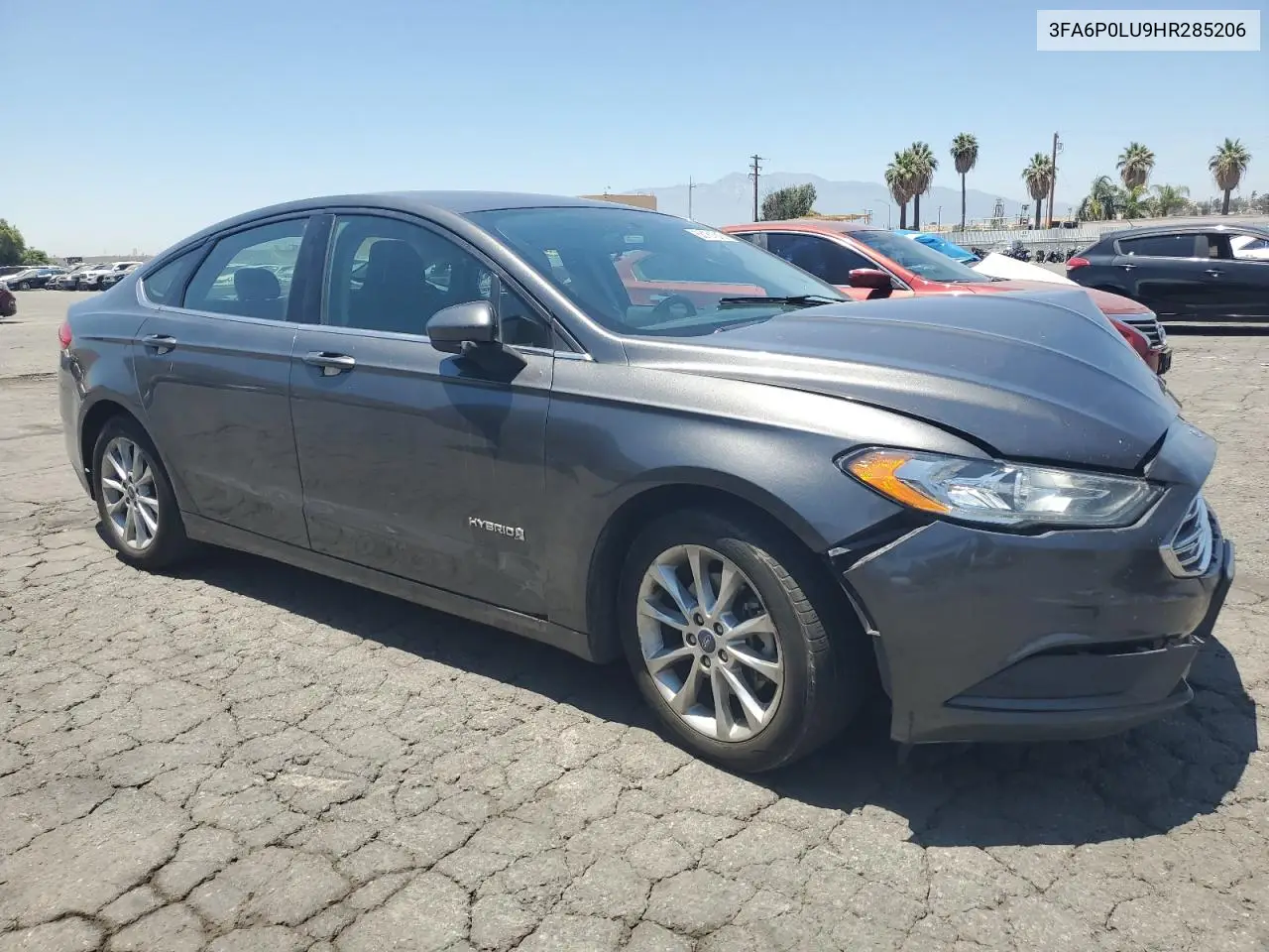 2017 Ford Fusion Se Hybrid VIN: 3FA6P0LU9HR285206 Lot: 63161245