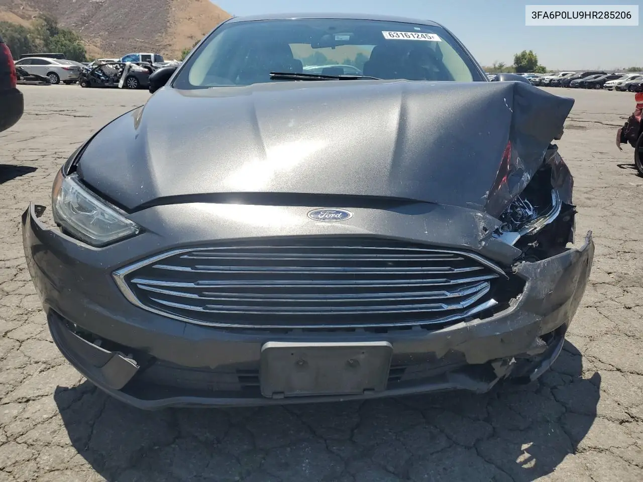 2017 Ford Fusion Se Hybrid VIN: 3FA6P0LU9HR285206 Lot: 63161245